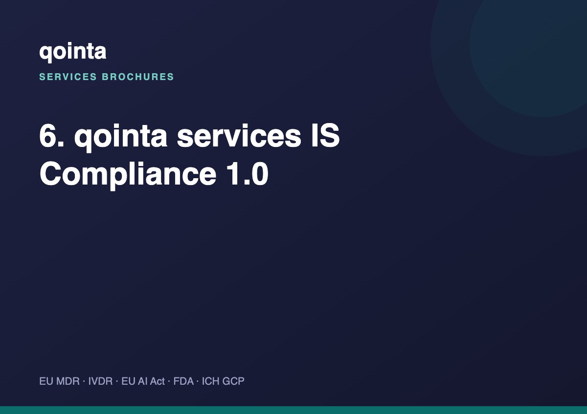 Information Systems Compliance — service brochure