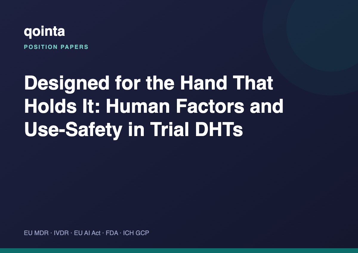 Designed for the Hand That Holds It: Human Factors and Use-Safety in Trial DHTs