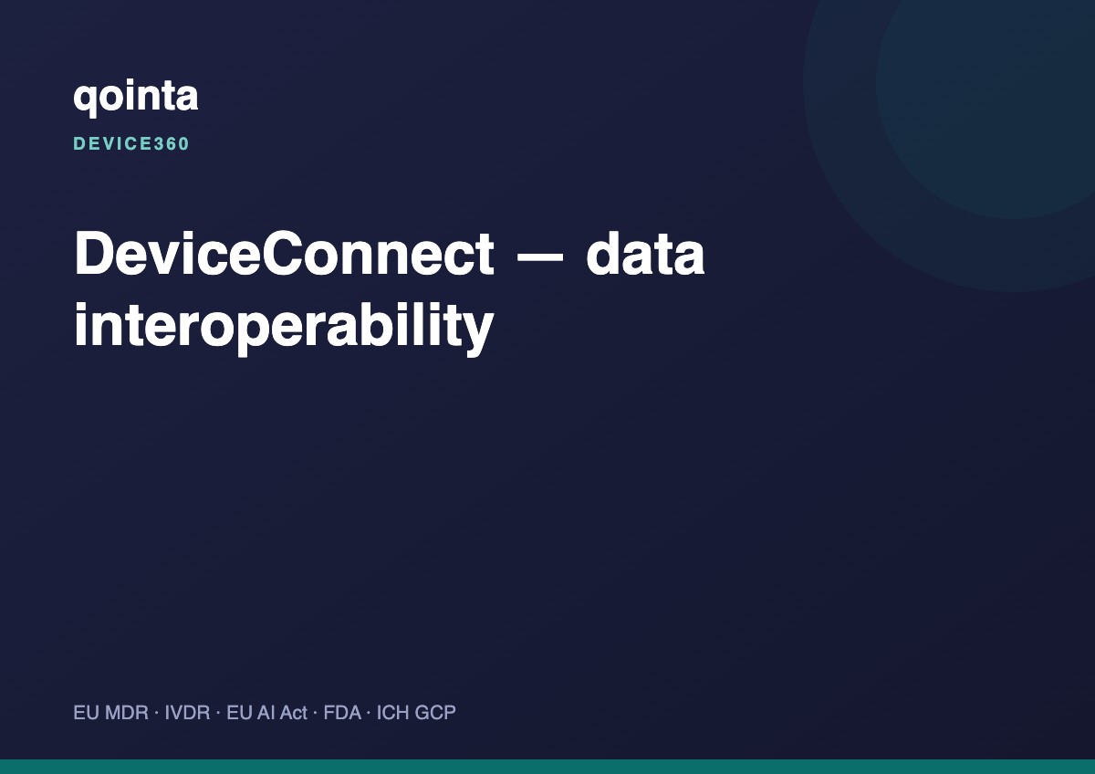 DeviceConnect — data interoperability