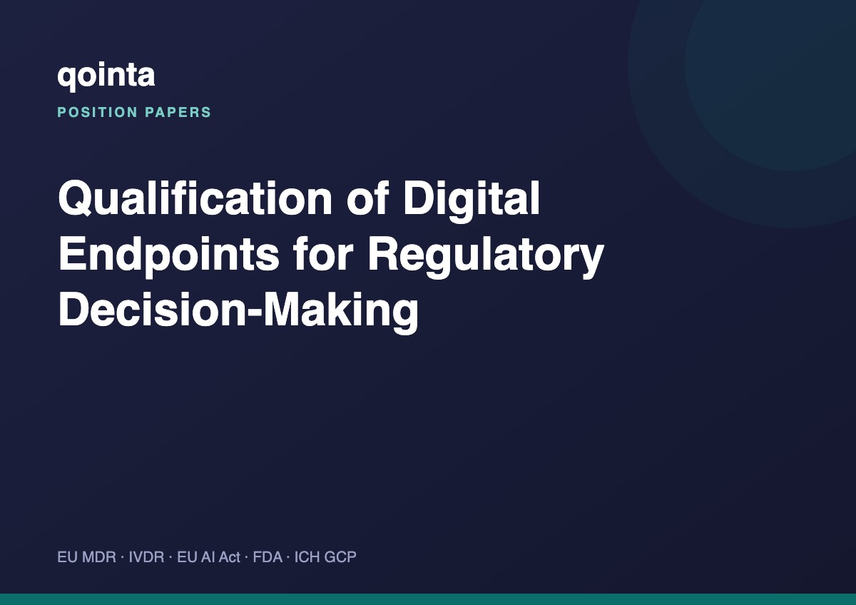 Qualification of Digital Endpoints for Regulatory Decision-Making