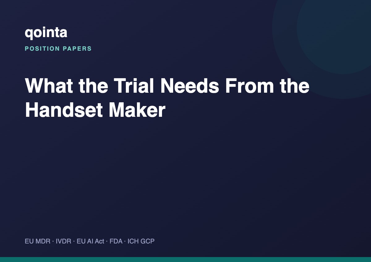 What the Trial Needs From the Handset Maker