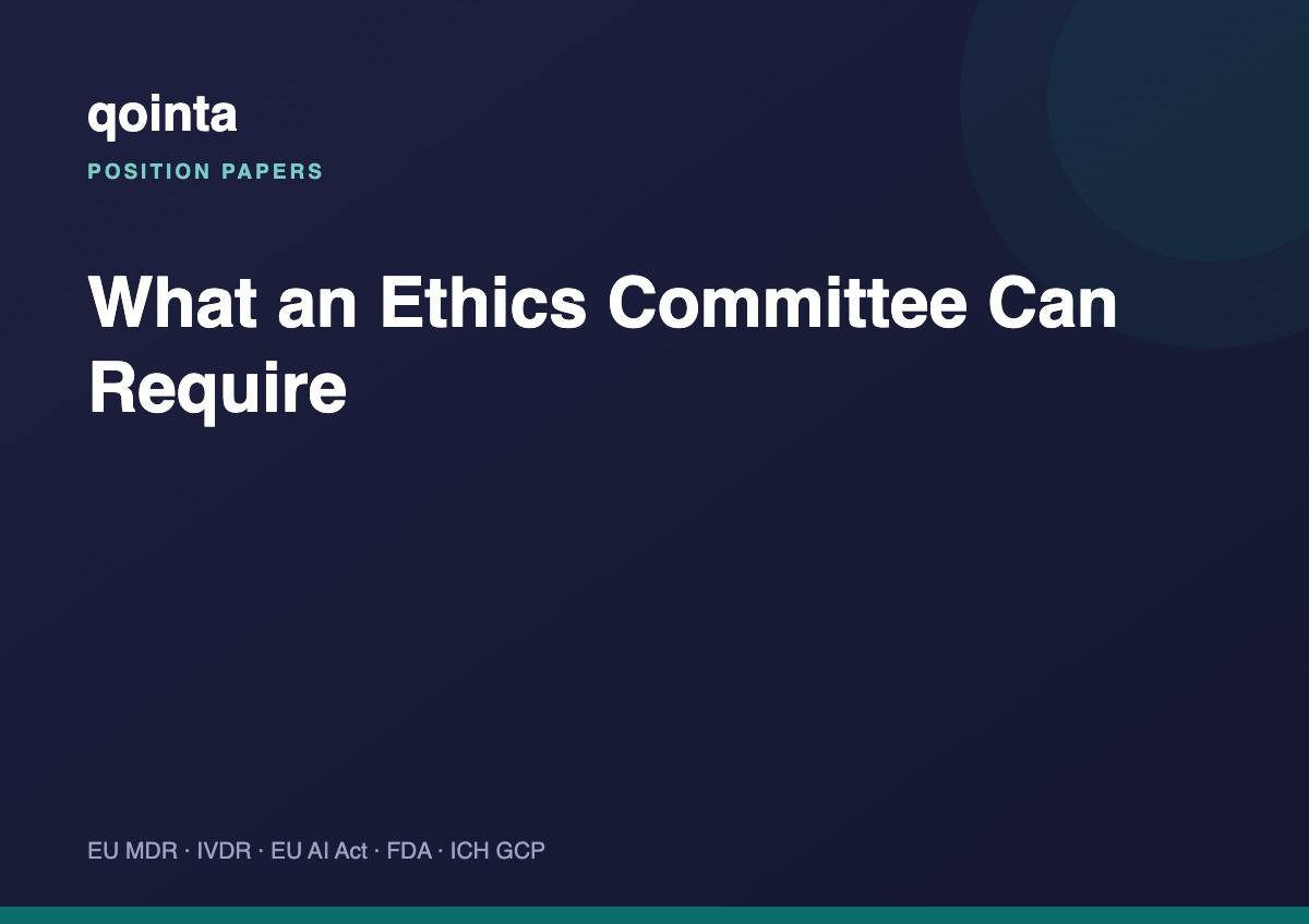 What an Ethics Committee Can Require