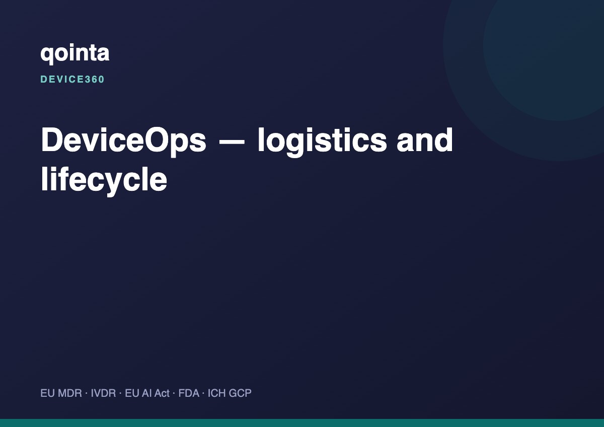 DeviceOps — logistics and lifecycle