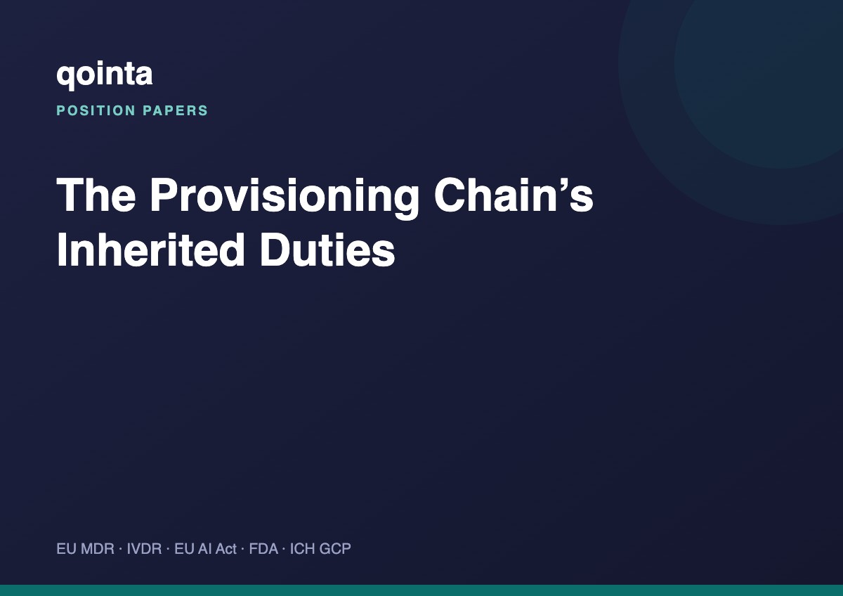 The Provisioning Chain’s Inherited Duties