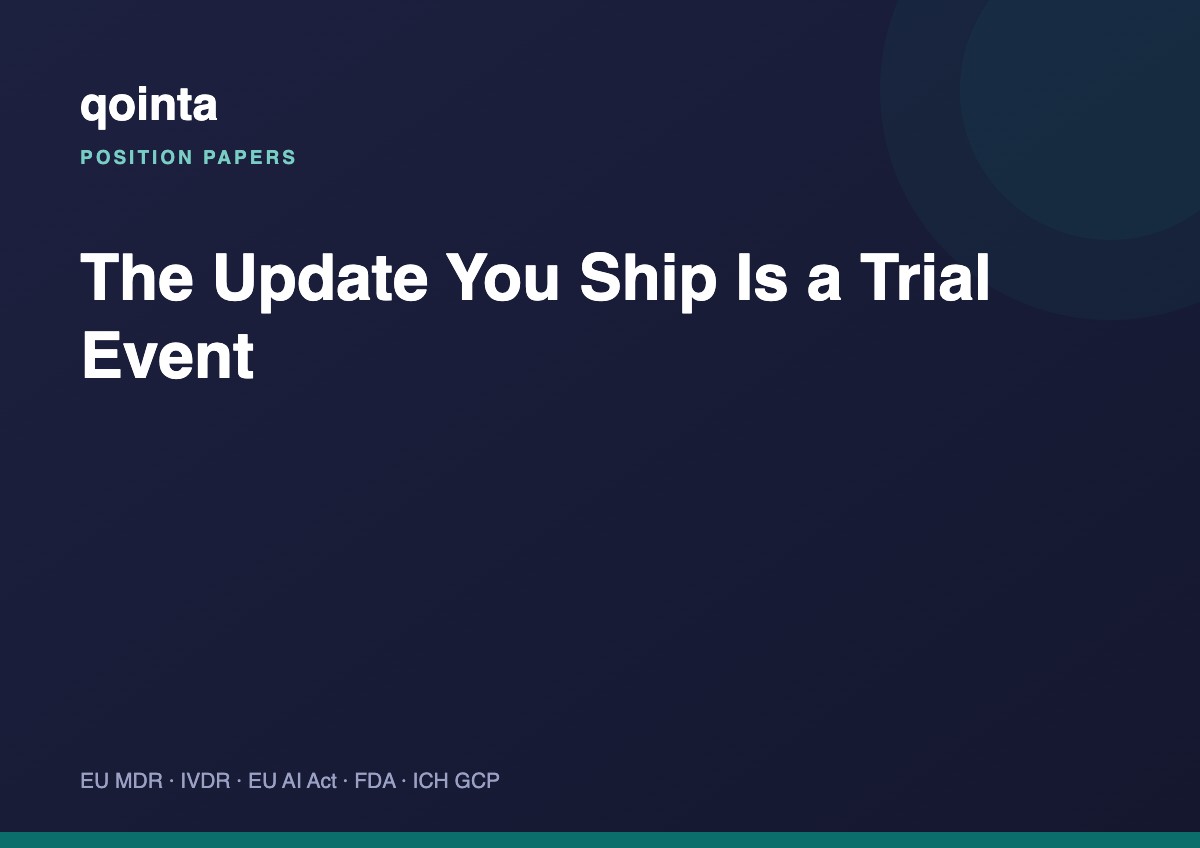 The Update You Ship Is a Trial Event